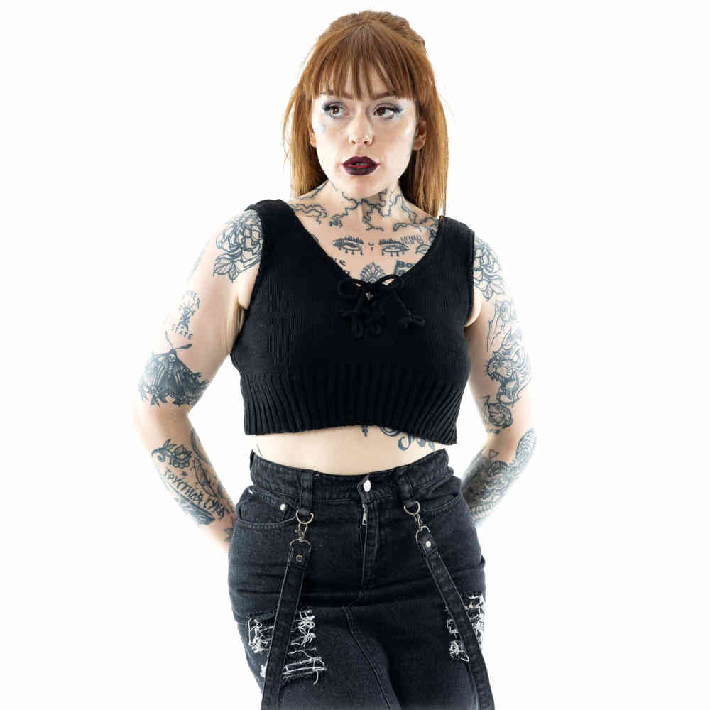 Innocent Lifestyle - Cadence Crop top - Zwart